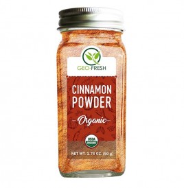 Geo-Fresh Organic Cinnamon Powder   Bottle  50 grams